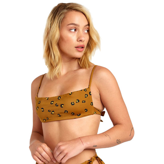 RVCA Γυναικείο μαγιό Chitah Top - Printed Bralette Bikini Top